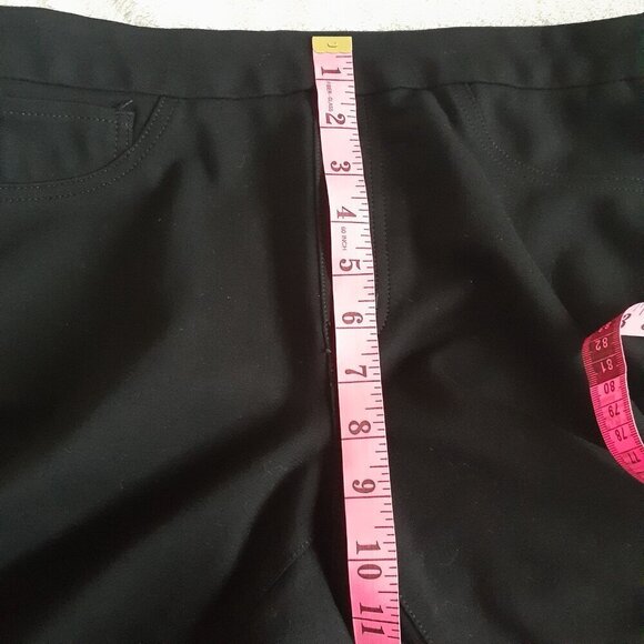 Reitmans Women's Size Medium Black Ponte Knit Modern Stretch Legging Pant - Picture 10 of 11